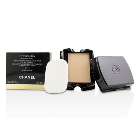 chanel compact foundation refill|Chanel foundation 32 beige rose.